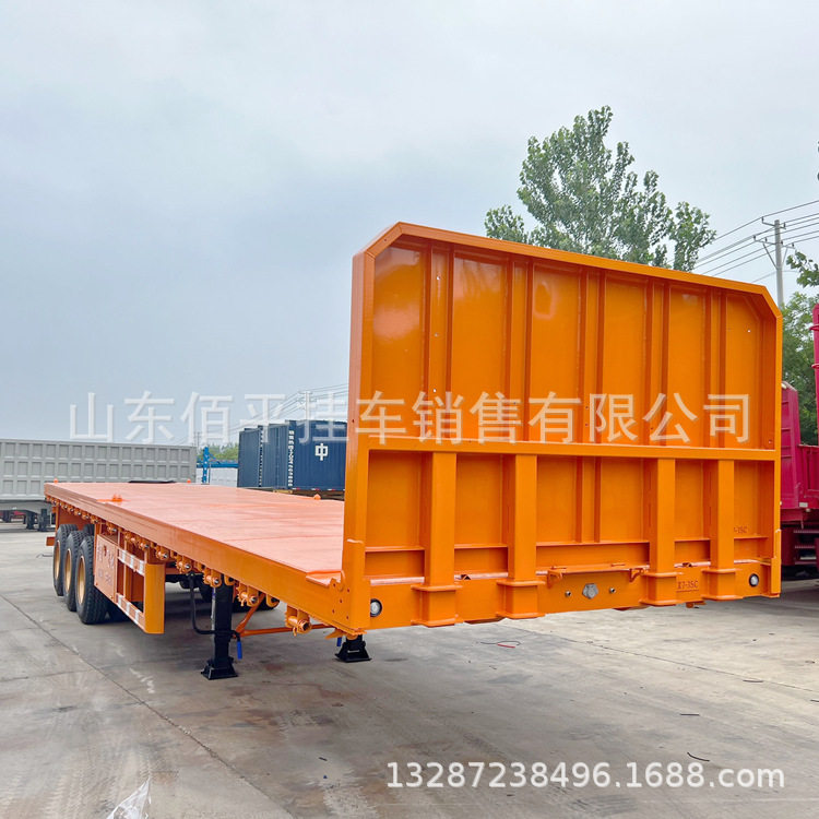 出口蒙古国集装箱半挂车