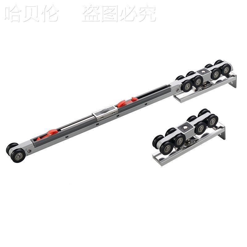 4木门轮滑轮IVO双向缓冲拉静音吊吊轨64445上门轨道移门推门配玻