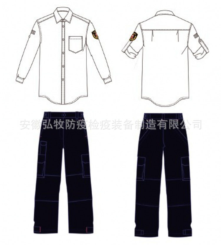 新版卫生应急服装(夏装)防护