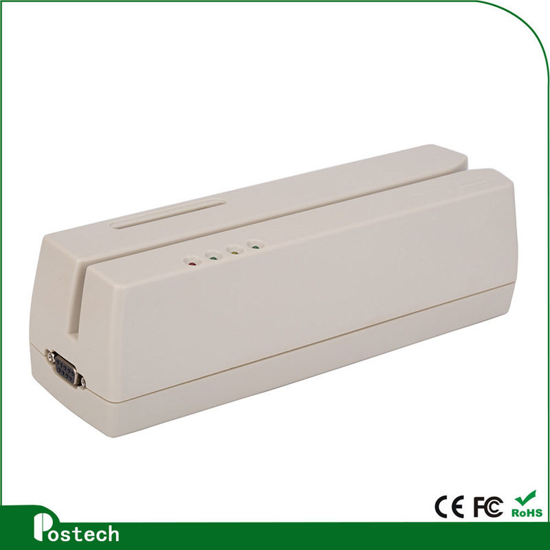 MCR200读卡器RS232接口读卡写卡器磁卡二合一读写器ic卡串口