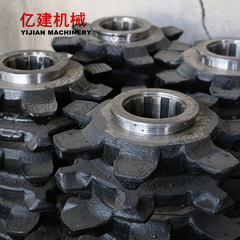 厂家直供30T刮板输送机链轮 40T刮板输送机链轮 刮板输送机半滚筒