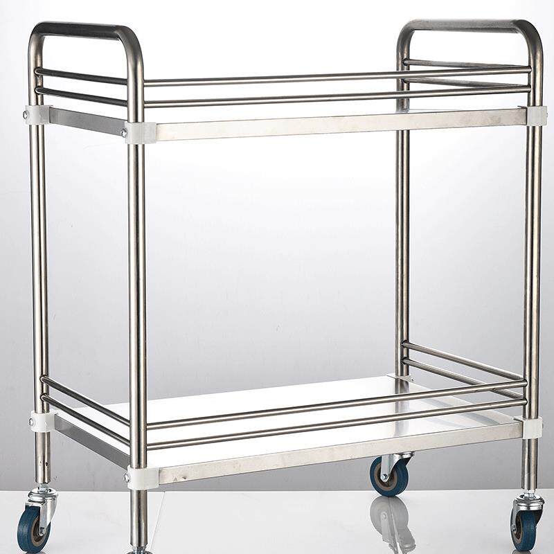 不锈钢二层无器抽器械车护士仪护TWP小推车送物车理车手推车