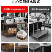 简头易床储物柜小型卧式 室边桌欧出租房置物架床双层小茶几实YJ