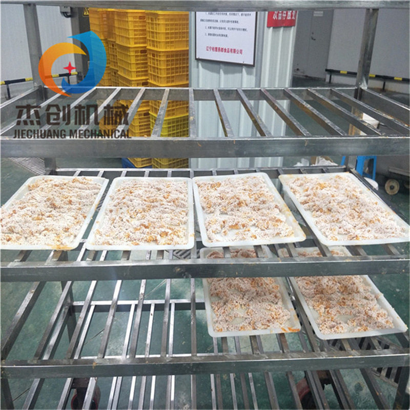 自动化仿手工鸡柳上糠裹糠机
