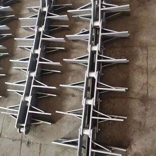 刮板机链条工业埋式刮板链业条FU水270工刮板流线输YQG送板弯链条