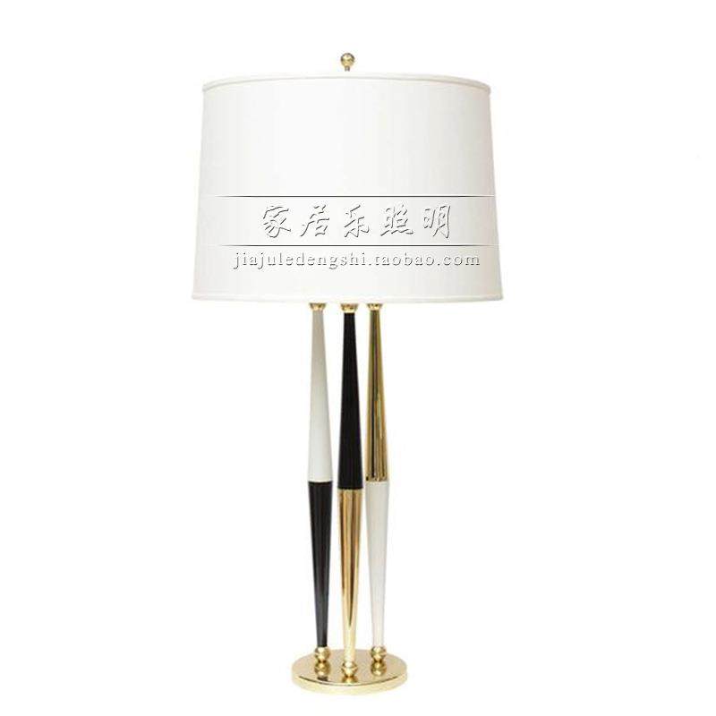 简约后现代白色圆锥书房室床头台灯美式乡村TUT样黑板可房客卧厅