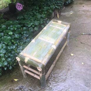 新款椅子无椅背家用单人竹椅成人休编织小竹凳毛竹闲复古老式985