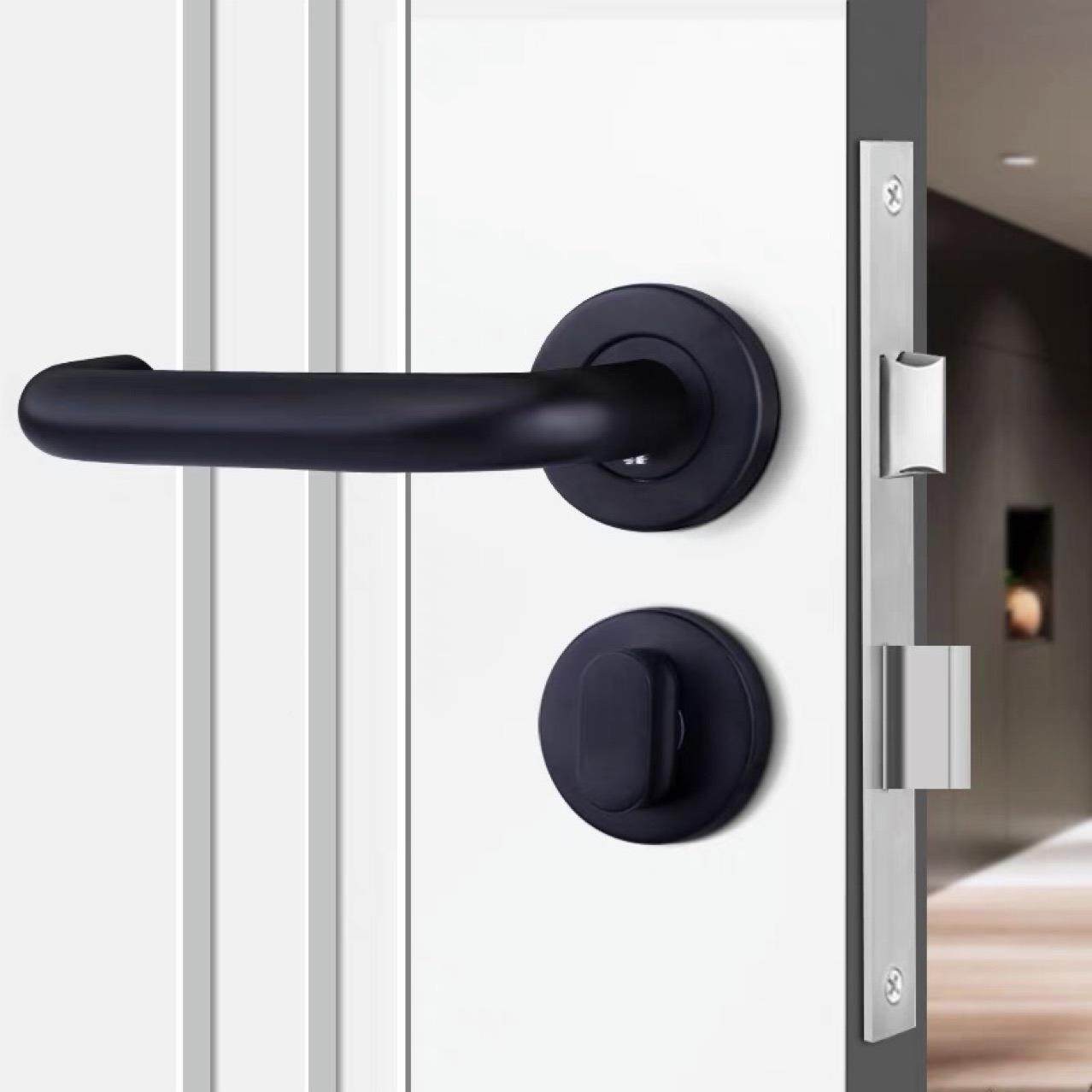 双弯色304不锈钢公共生间黑隔断锁LSF分体门红绿指示洗卫手间ktv,家装主材,卫浴五金组合套装/挂件套餐,淘宝优惠券,粉丝福利购,淘宝优惠卷