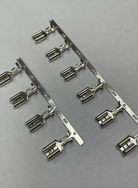 簧6.3横续连插簧2插66650连端子