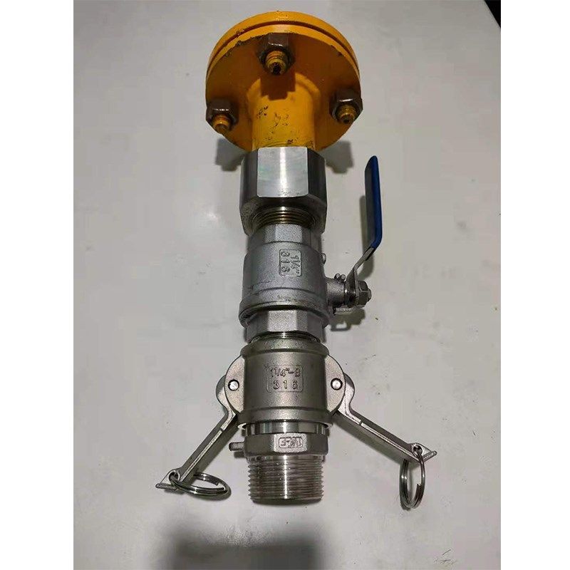 隧道拱顶带模RPC注浆管接头 SMRPC管止浆注浆法兰快接压力表