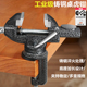 松亚台钳小型台虎钳多功能桌老虎钳工业级工厂夹具固定器工作台家