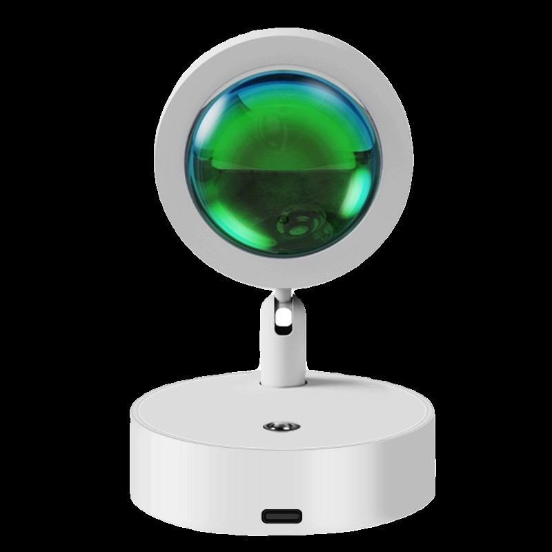 免打孔充电款壁灯家用客厅餐厅卧室夕阳日落免布线遥控氛围小射灯