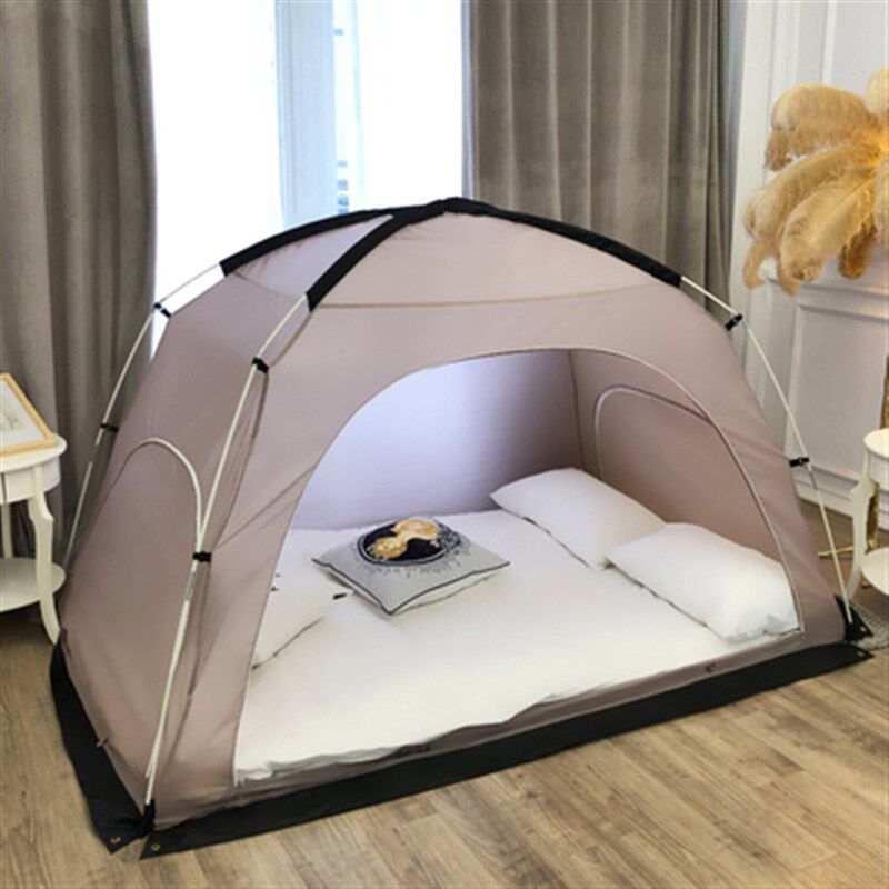 室内帐篷床上冬季房间家用单双人折叠透气防风保暖遮光蒙古包宿舍