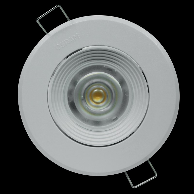 OSRM欧司朗皓睿led射灯WW客厅背景无主灯嵌入天花走廊牛眼橱柜