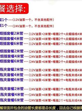 电动抽油泵率汽油泵FIO柴油泵水泵大功加1V224V自吸泵油泵抽油