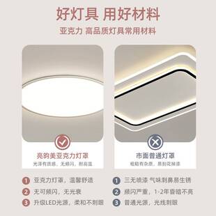 卧室灯极简超薄吸顶圆形led灯芯书房现代简约阳台房间餐厅主卧灯