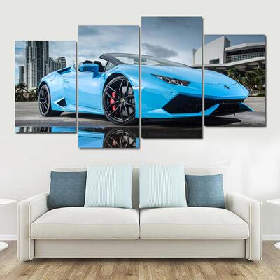 商用主题卧室挂画工酒吧汽风车赛车客壁业画跑车厅ASL86015行装饰