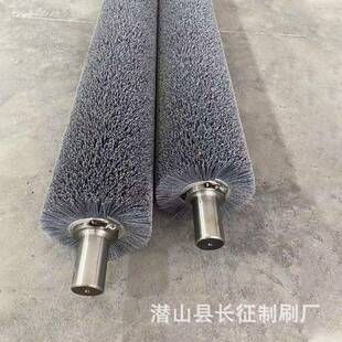 定制磨丝刷毛磨料丝毛刷辊料研磨去毛刺除锈抛光刷酸毛刷滚动辊洗