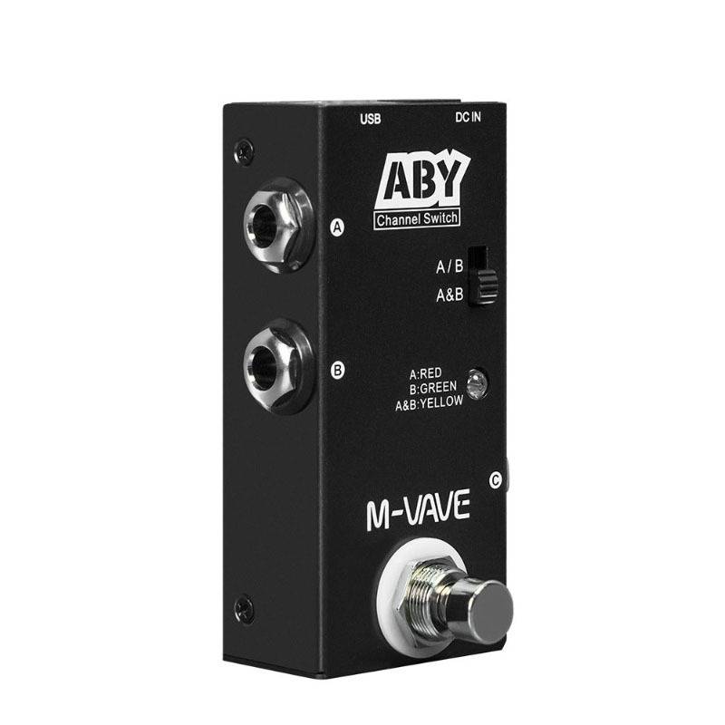 M-VAVE路线选择器ABY音频分线器 吉他效果器线路AB盒选择单块踏板