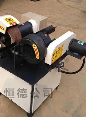 自动圆光锈管抛光机不钢管磨机无心外圆抛OBK拉丝机小型铁管除锈