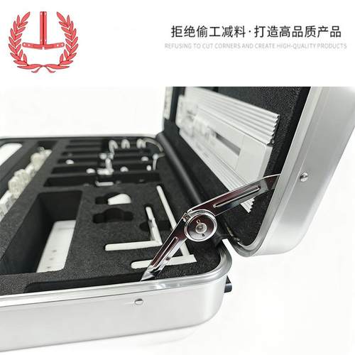 铝镁合一体成VUV型铝手提工具箱多功能仪器收箱展会金样箱品展示