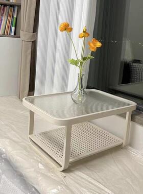茶轻奢飘窗台小桌室卧榻榻阳米飘窗台方WNX形矮桌网红茶几