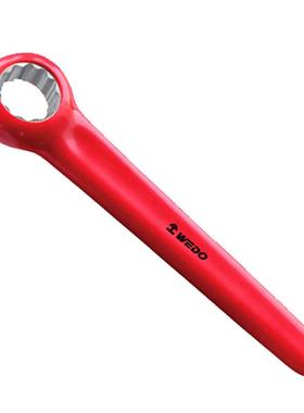 WED830O5维度绝缘工具DE绝缘浸塑单头直柄梅花扳手铬钒钢VIN30A