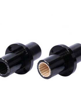 中间圆法兰直线轴承工程塑料轴套加长型J-LMFM16L LIN-02RFM-16
