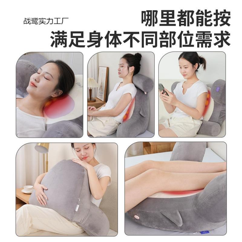 热敷护腰靠垫护颈枕秋发冬艾草加卡床头沙靠枕通背MQS垫按摩多热