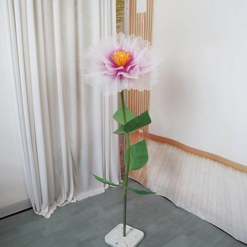 大型仿真纱花橱窗花婚礼活动装饰活动场地布置仿真牡丹套装