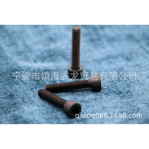 DIN912内六角圆柱头螺0钉(滚)12.9级无品牌/齐龙标准件M花1系列