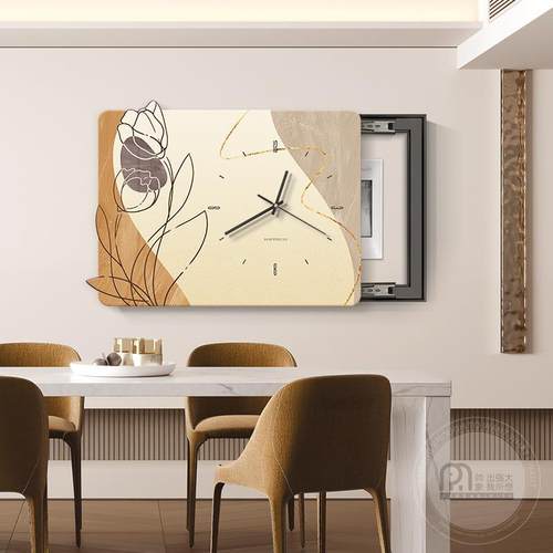 花开财电来表箱箱装饰画免打孔寓意好客厅开关配电电电WYD表盒闸