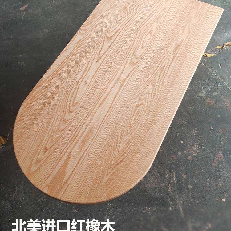 红橡木上置物架一字板隔板NDP收纳墙木书架墙面壁挂木板实定制桌