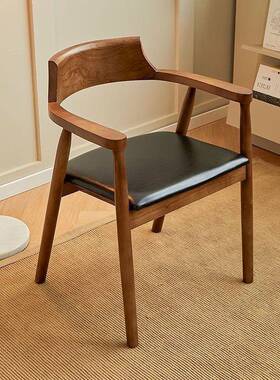 WBB舒适餐椅肯尼迪总统广岛餐木厅家用民宿酒洽谈会实议店简约靠