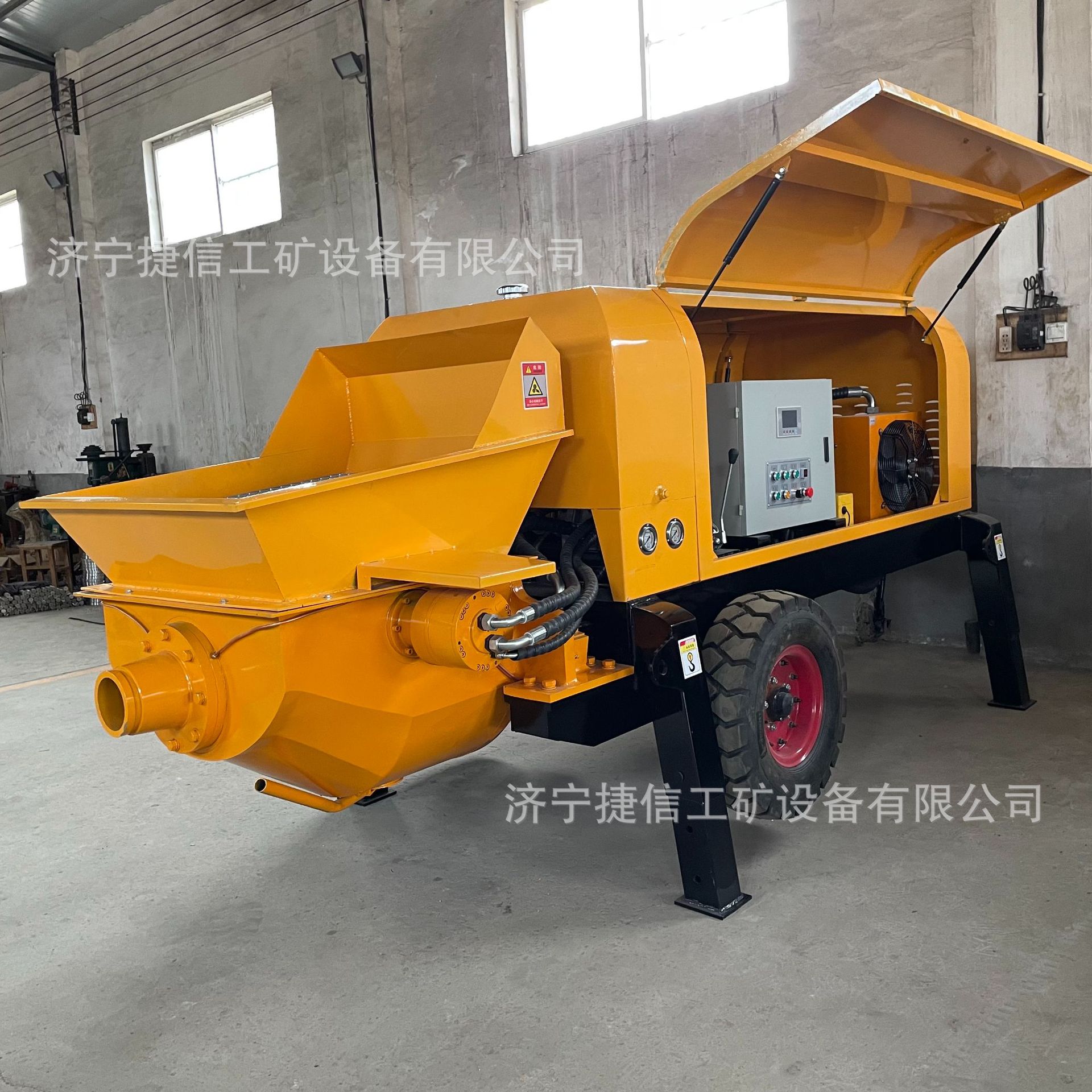 大型混泥土输送泵隧道桥梁注浆加固二次构造浇筑泵细石砂浆灌浆泵