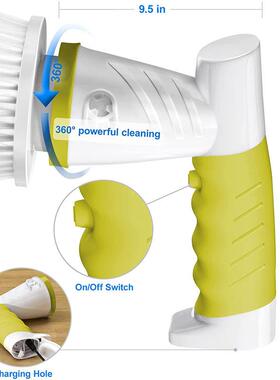 10手持206无线电动清洁1刷厨房水池卫v生间浴室浴缸地瓷砖缝隙板