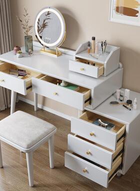 全实木妆台卧梳轻奢户型现代简约化妆小台储物柜一体207102室5年