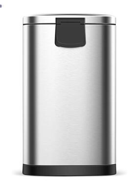 时尚金属不锈钢FC-DS430大容量L12L406家用带L盖桶套装脚踩垃圾商