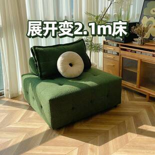 J&布艺沙发床折叠1小米宽两用豆5腐块F97T8MJS户型客厅单人沙发床