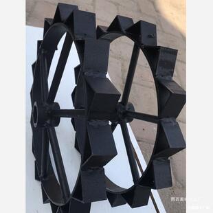 田园管理机行走铁轮开沟培土机窄铁轮走沟底的轮子一对其他