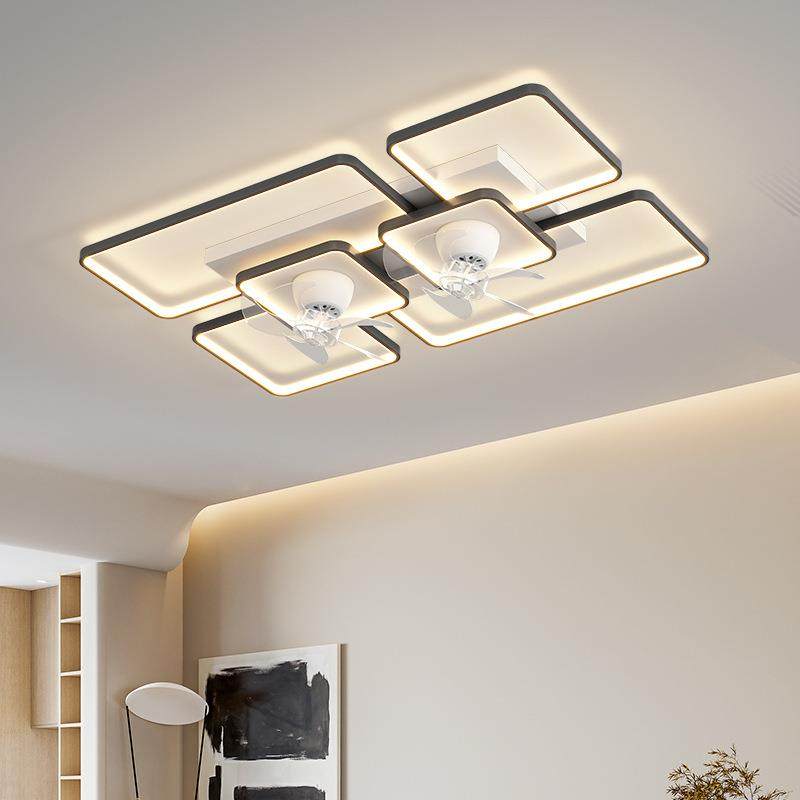 2025新款客厅风扇灯简约现代卧室摇头电扇灯家用智能吊扇灯具套餐,家装灯饰光源,风扇灯,淘宝优惠券,粉丝福利购,淘宝优惠卷