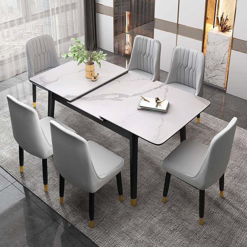 岩板餐桌椅组合小户型实木折叠家用饭桌多功能可伸缩电磁炉餐桌子,商业/办公家具,餐桌椅系列,淘宝优惠券,粉丝福利购,淘宝优惠卷