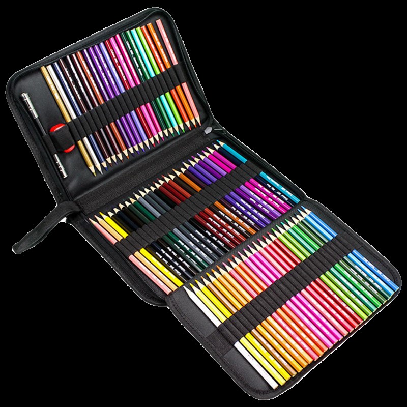 72色水溶性彩色铅笔装油性彩铅笔儿童学生手绘美术用画画笔