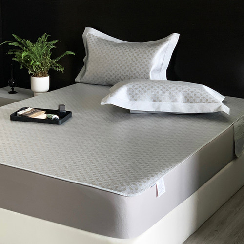 夏季冰丝凉席三件套床笠款可水洗冰丝席子档折叠式空调席1.8m床