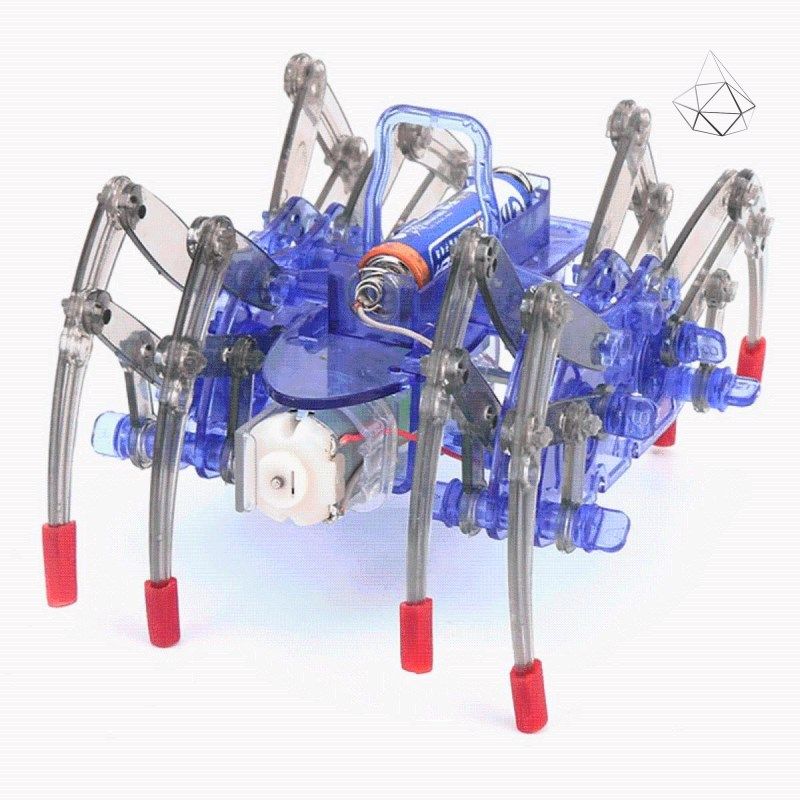 中学生科技创新大赛作品手工机器人小制作自制蜘蛛机器人创客作品