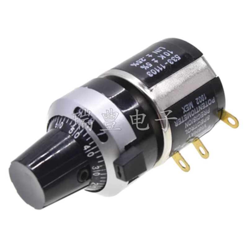 3圈绕线电位器MOrD533-11103 502 102可调电阻1K2K5K10K 精度多圈