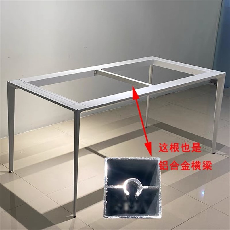 餐桌脚铝合金岩板餐桌脚餐桌脚架桌架支架欧式流行桌脚架