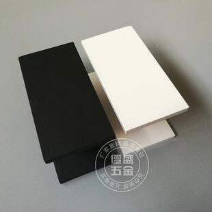 玻璃门拉手大门拉手现代简约工业风方形黑白色实木门店推拉门把手