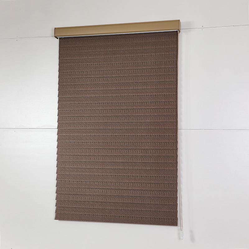 香格里拉帘蕾丝网全遮光窗帘办公室家装简约卷帘