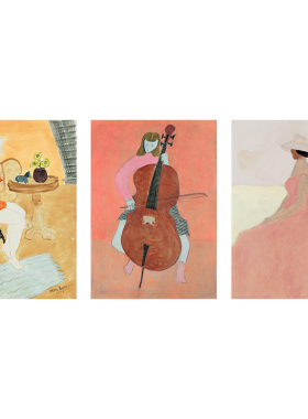 米尔顿·艾弗里Milton Avery现代简约意识流小众定制装饰画画芯